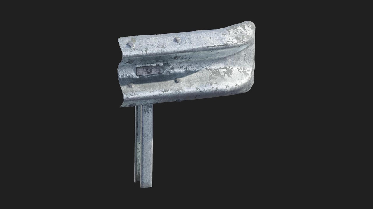 Media 1 for listing Modular Metal Guardrail End - Piece