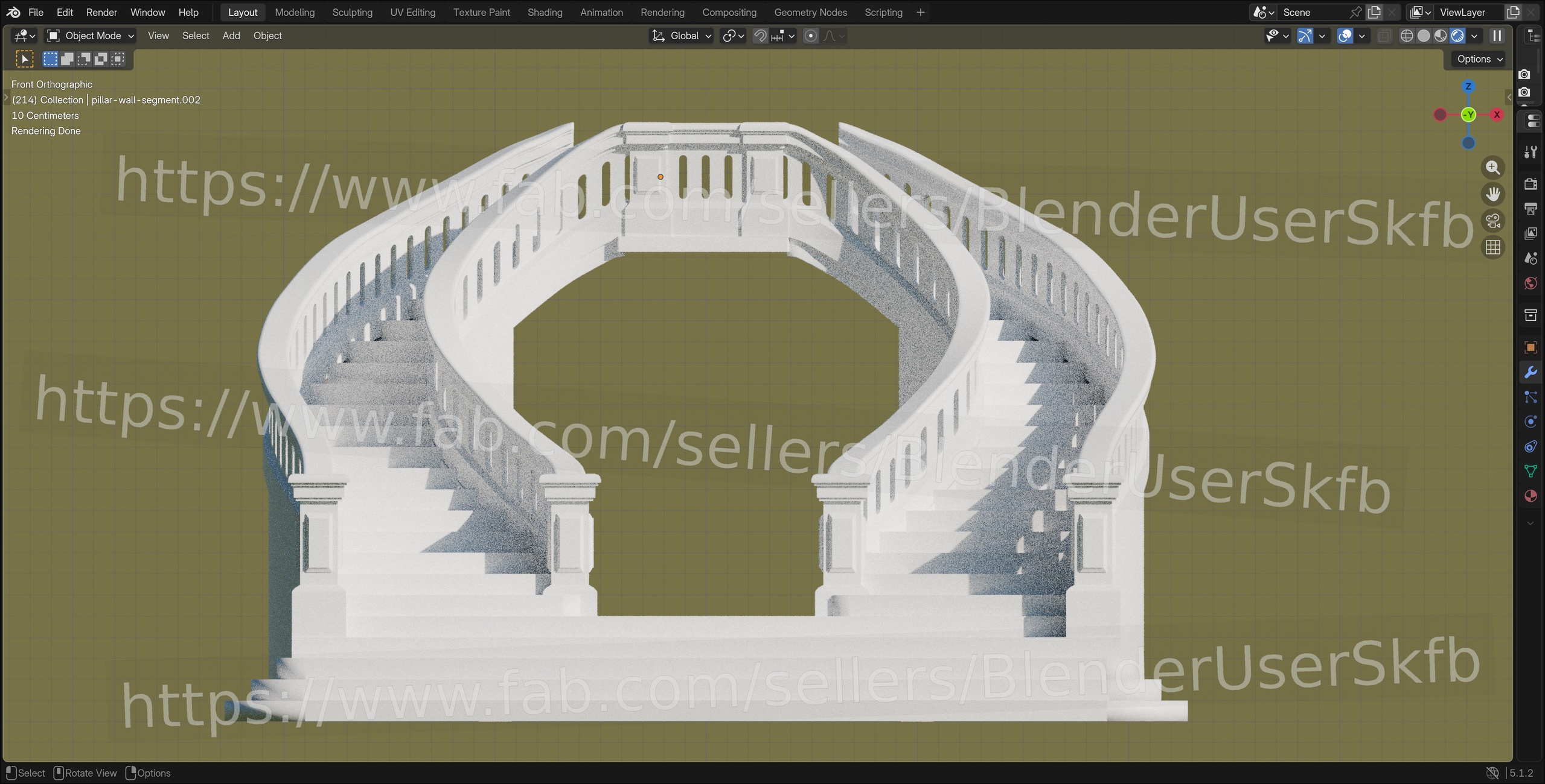 Media 1 for listing French Baroque Estate Small Stairs