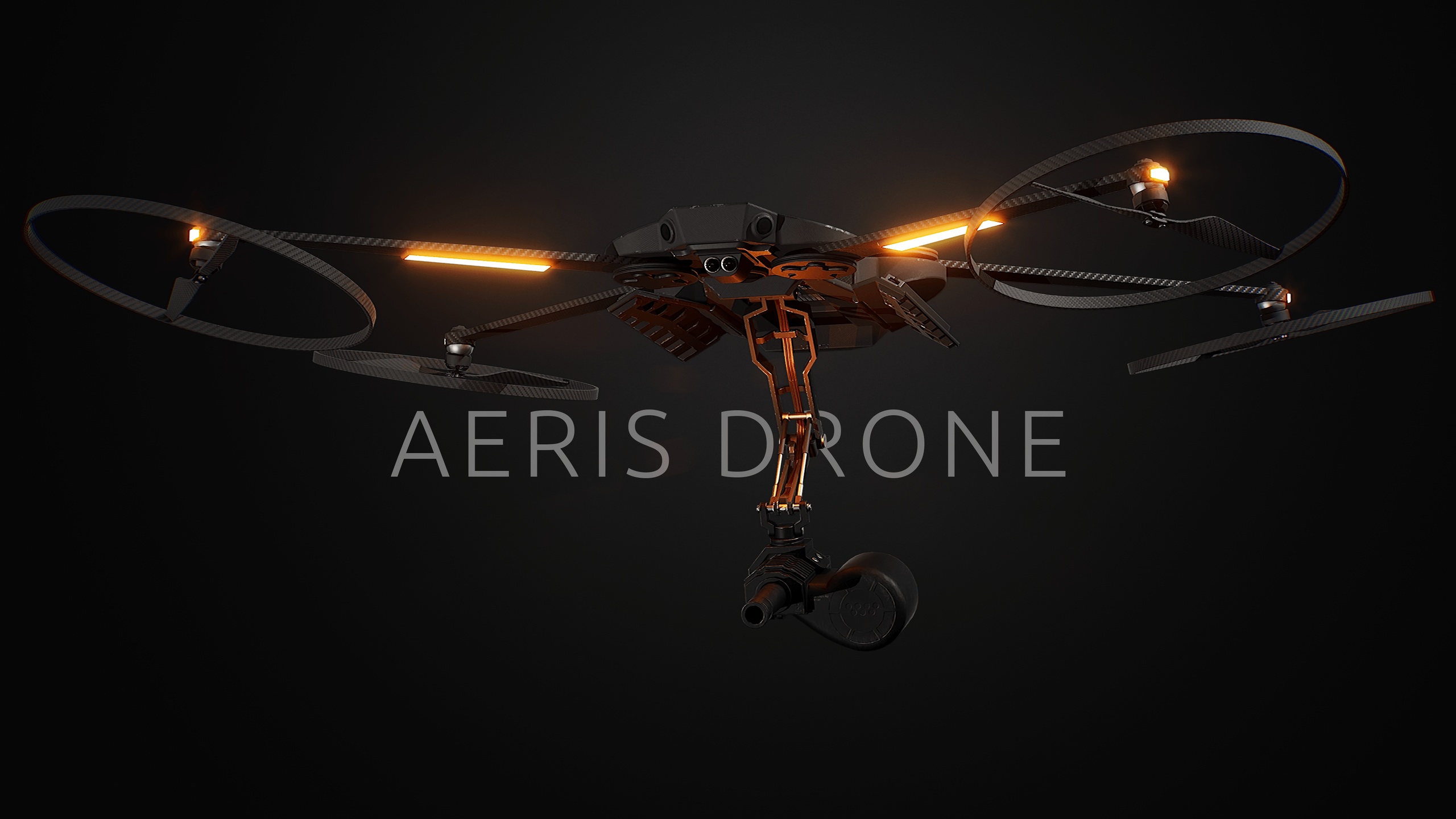 Media 1 for listing Aeris – 3D Military Combat Drone