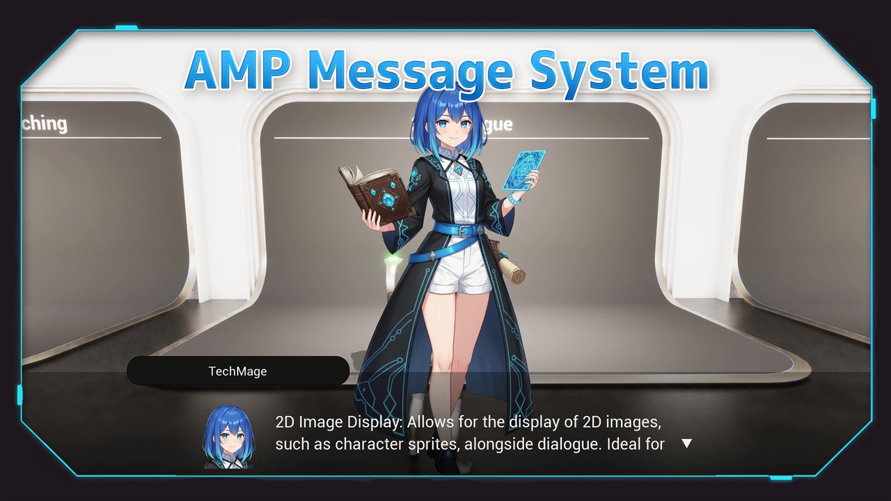 出品AMP Message System - Dynamic Dialogue & UI Menu Builderのメディア1