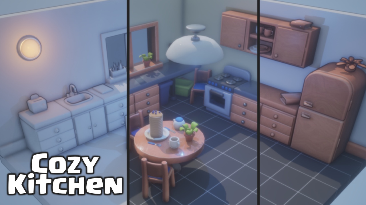 Media 1 for listing Cozy Stylized Kitchen Pack