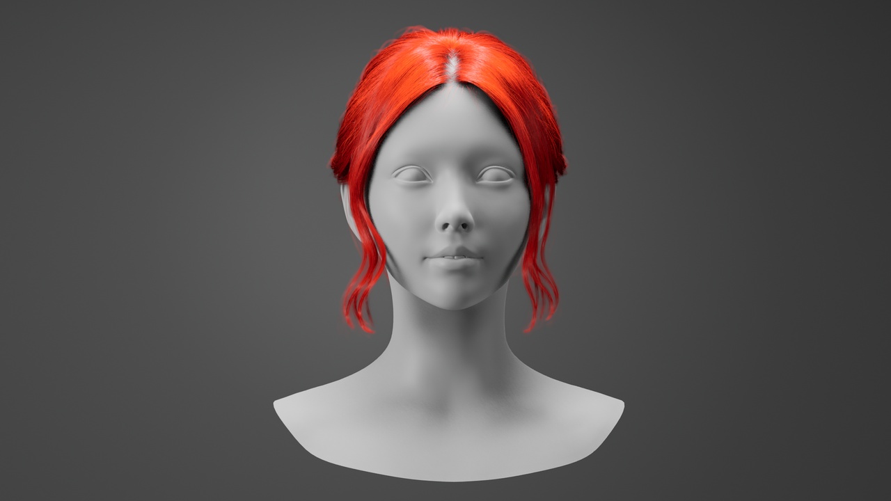 Media 1 for listing MetaHuman Female Hair Y