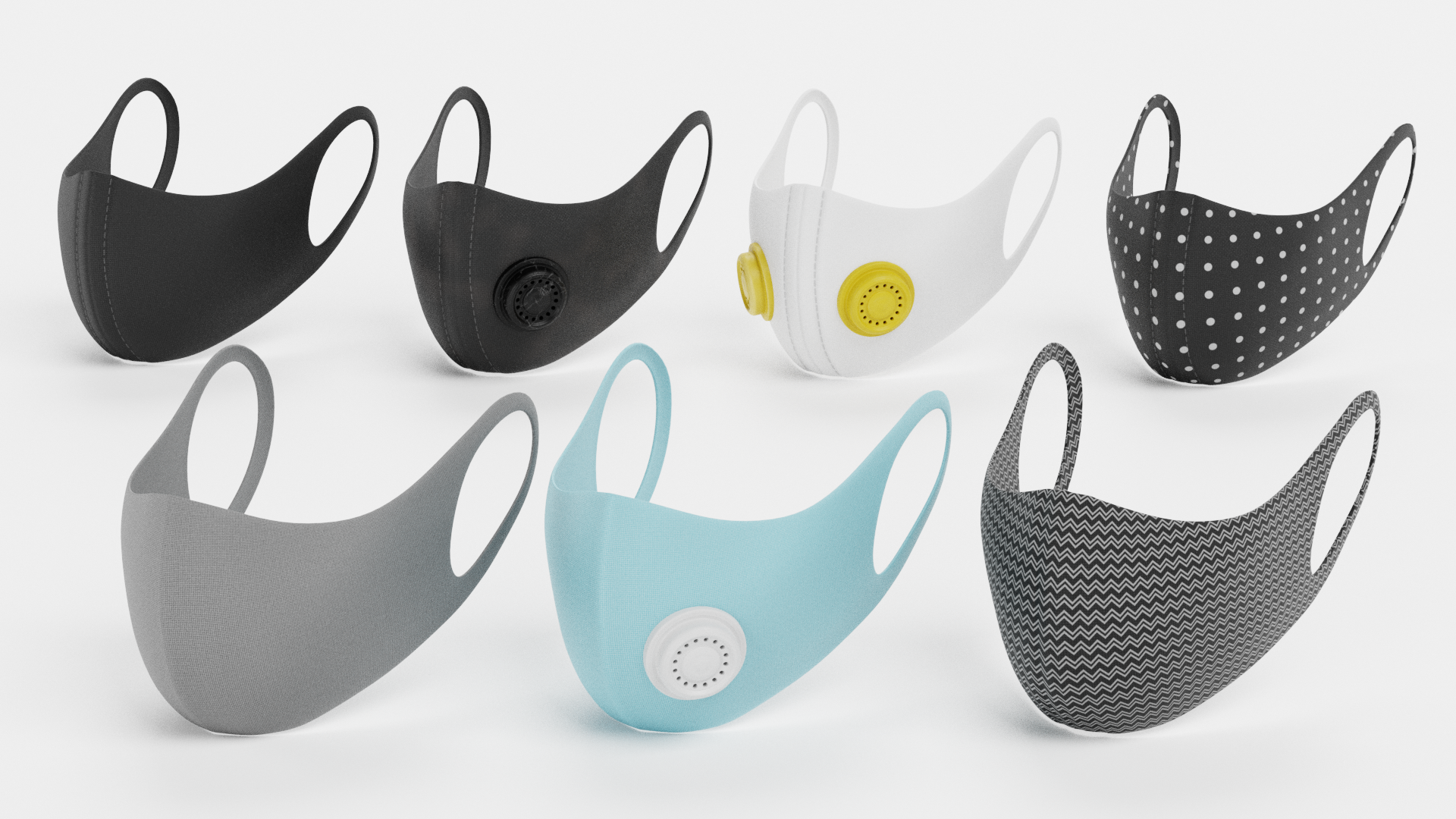 Protective Masks V2 - Face Cover Set | Fab