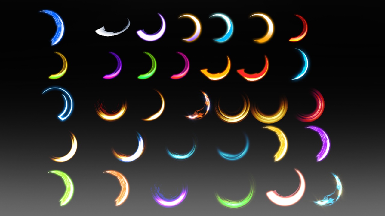 File multimediali per l'articolo 34 Slash Effect Spritesheet 2D: 1