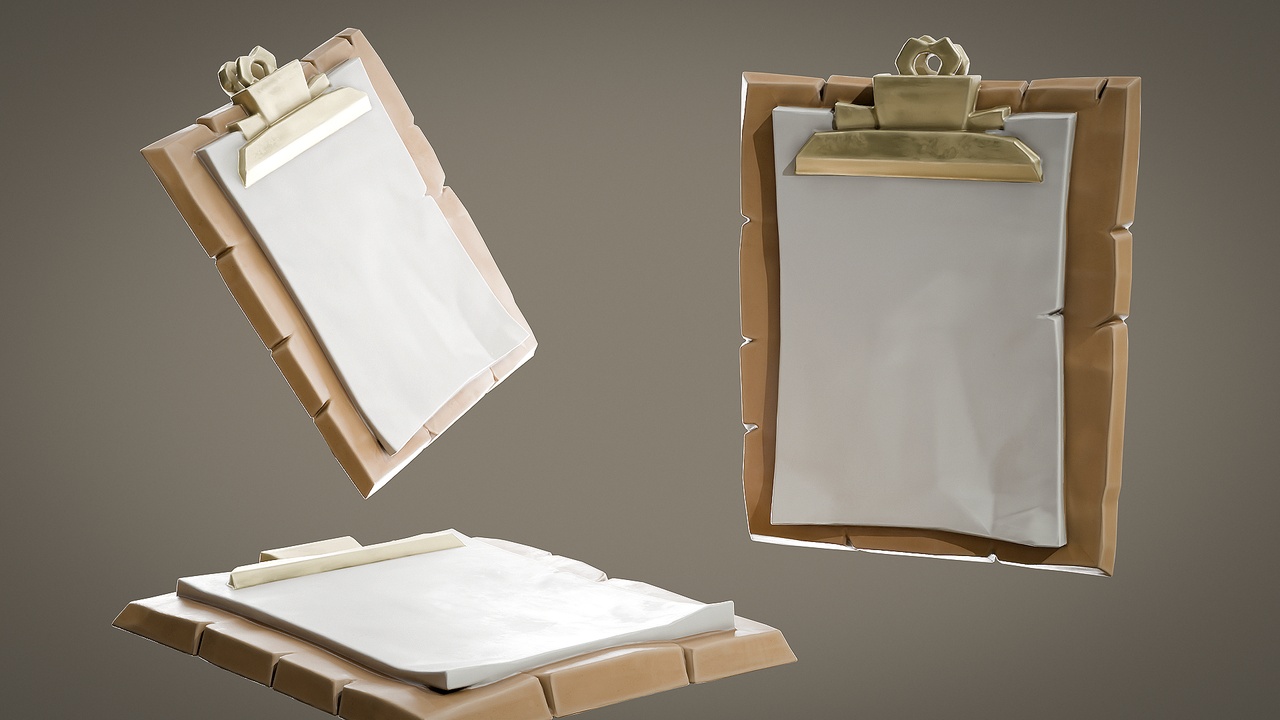 Media 1 for listing Stylized Clipboard