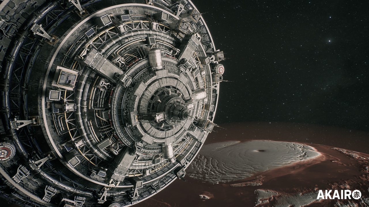 Media 1 for listing Sci-Fi Space Station Environment