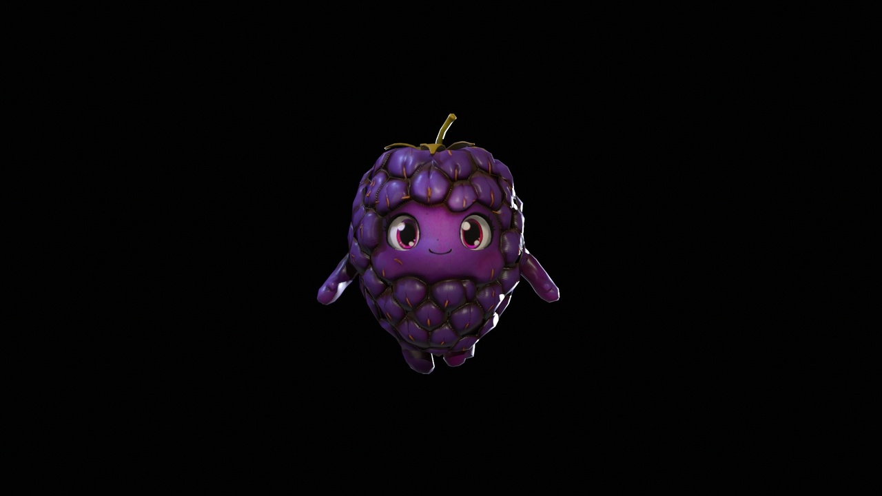 Media 1 for listing Chibi Fruit Blackberry Two