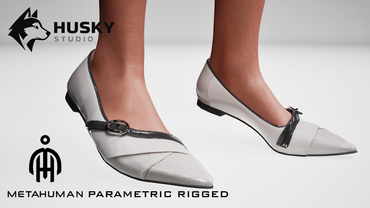 Media 1 for listing Loafer Shoes - 61 - Metahuman - MHPKG outfit - Rigged