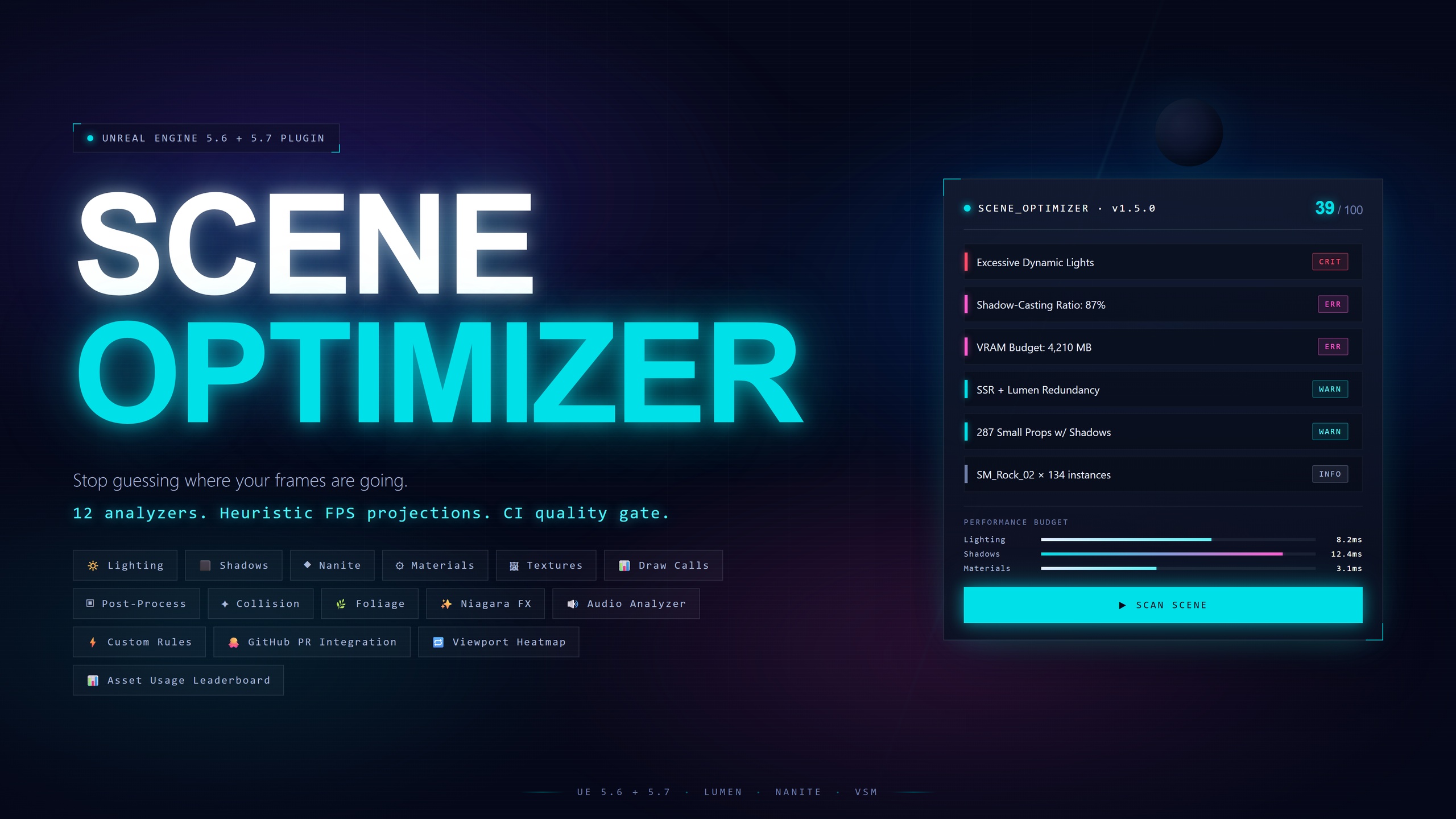 Media 1 for listing Scene Optimizer