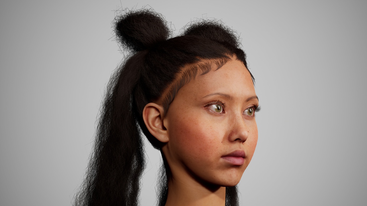 Media 1 for listing MetaHair 137- Groom hair for Metahumans