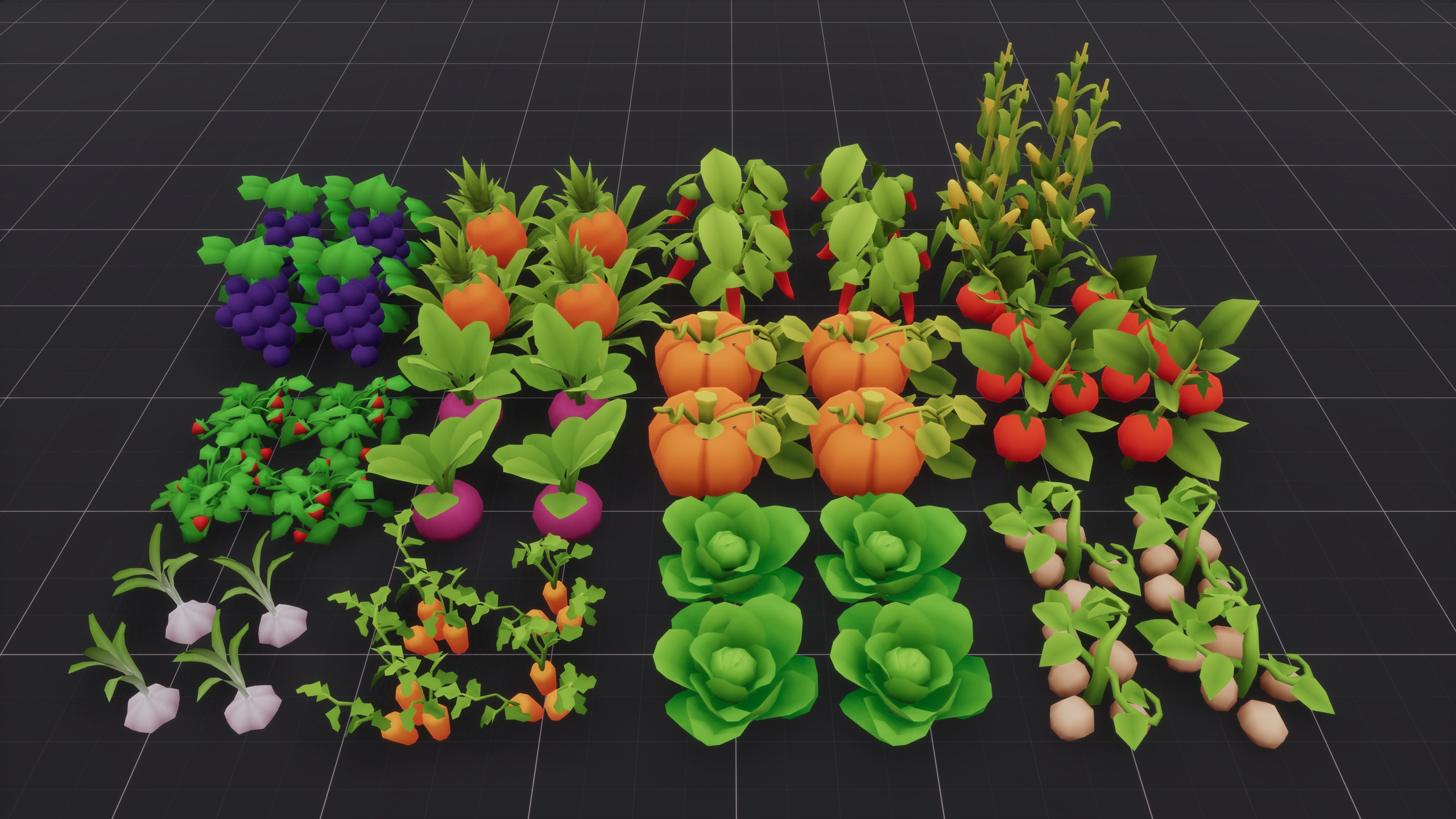 Media 1 for listing Stylized Farm Crops - Ultimate Low Poly Asset Pack