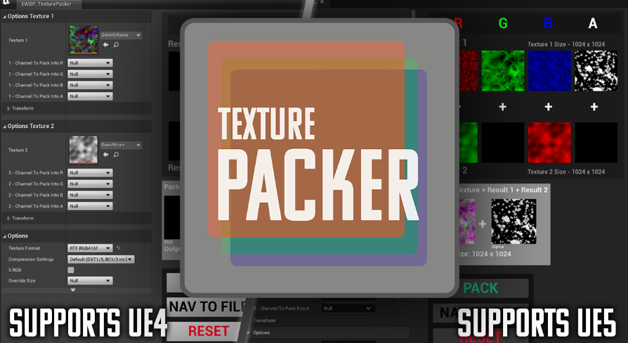 Texture Packer and Channel Manipulation Tool | Fab
