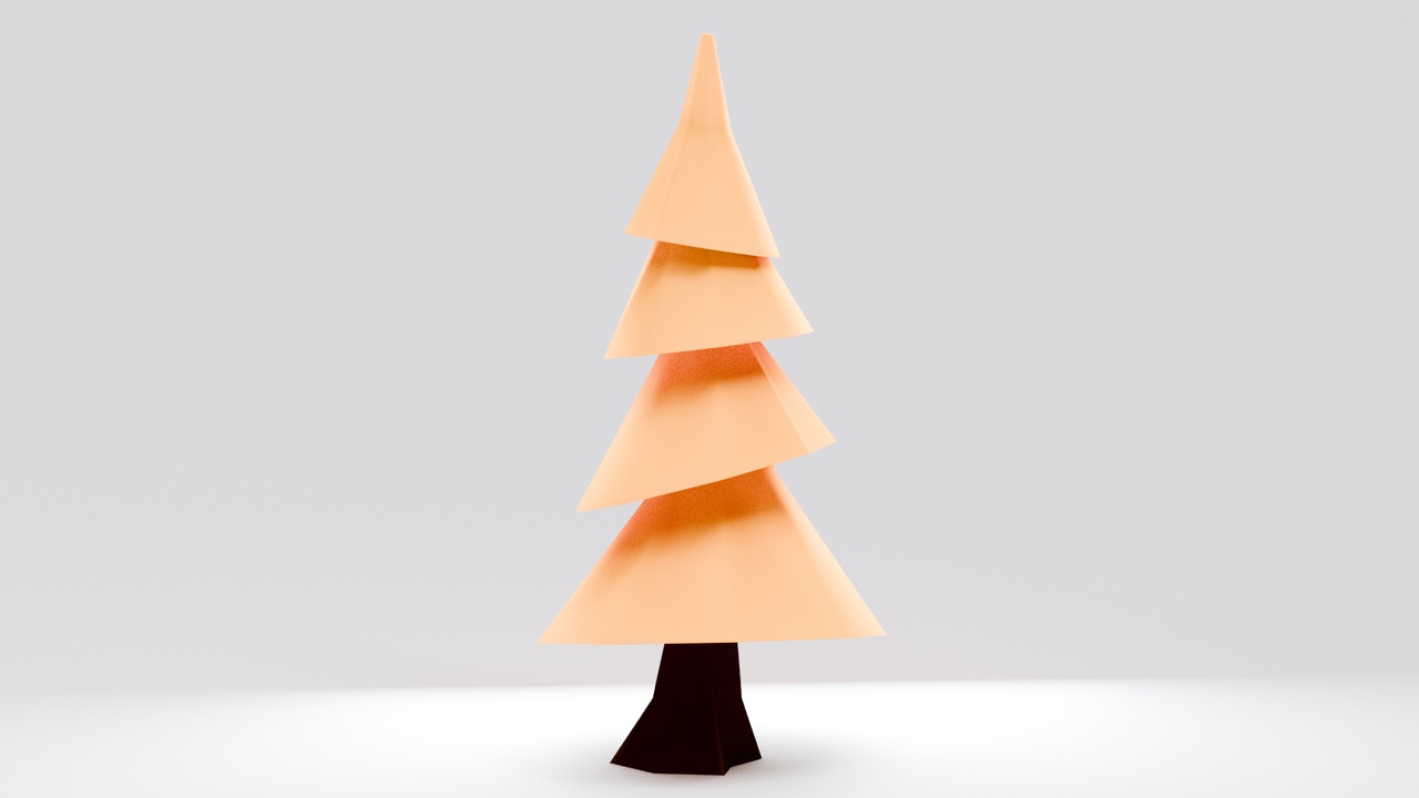Media 1 for listing Stylized Autumn Landscape - Tree 1