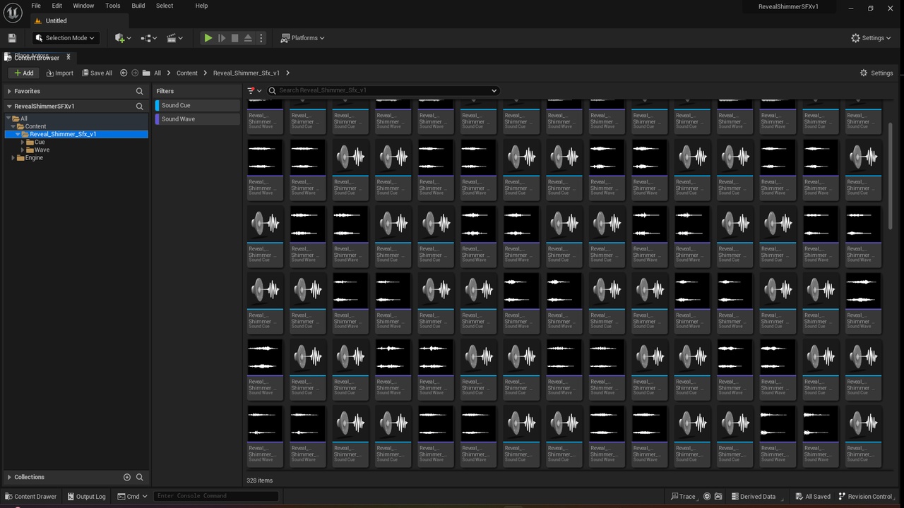 Media 1 for listing Reveal Shimmer SFX V1