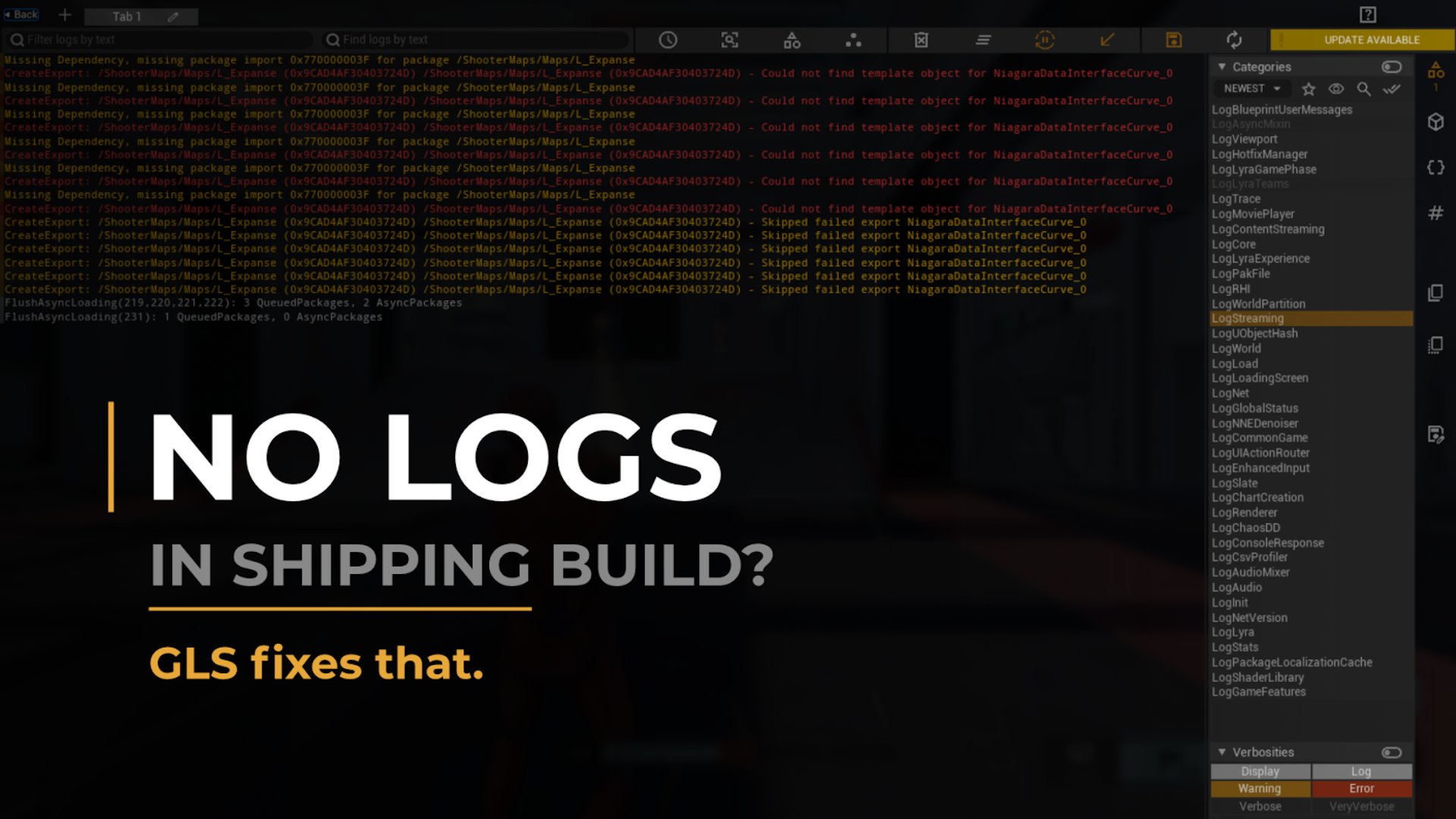 Advanced Game Logging (GLS) | Fab