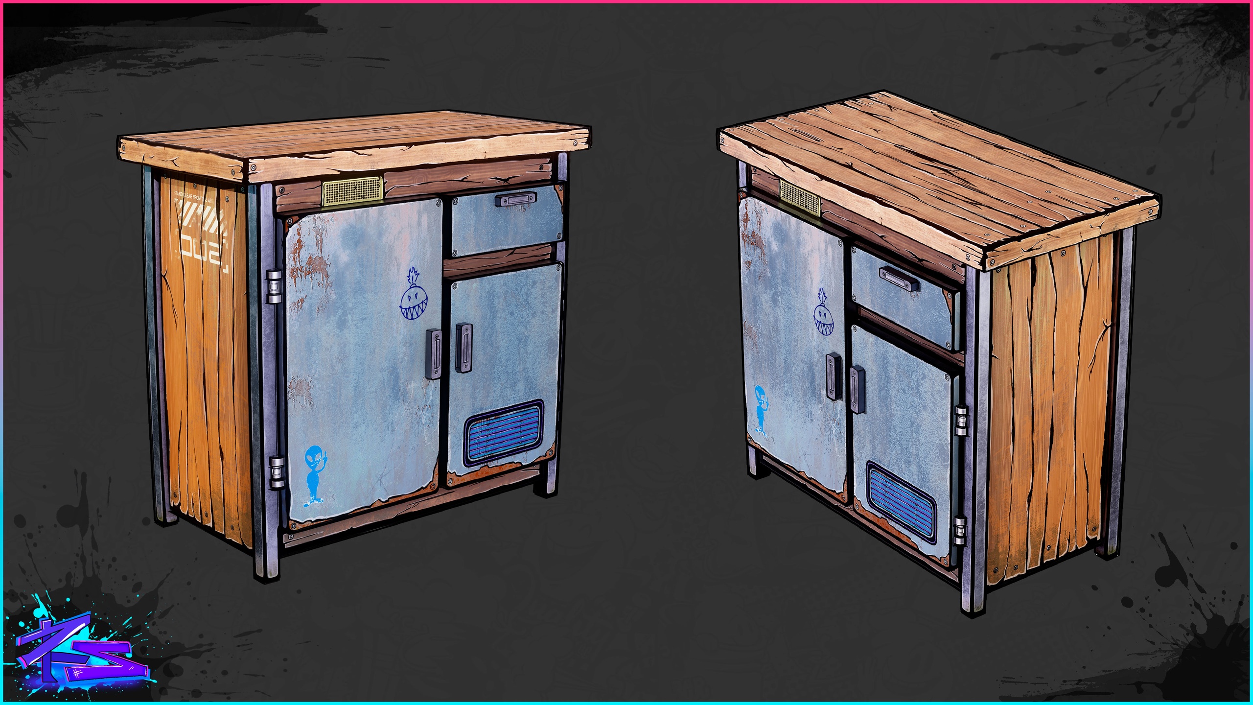 Media 1 for listing Stylized Lab Bench