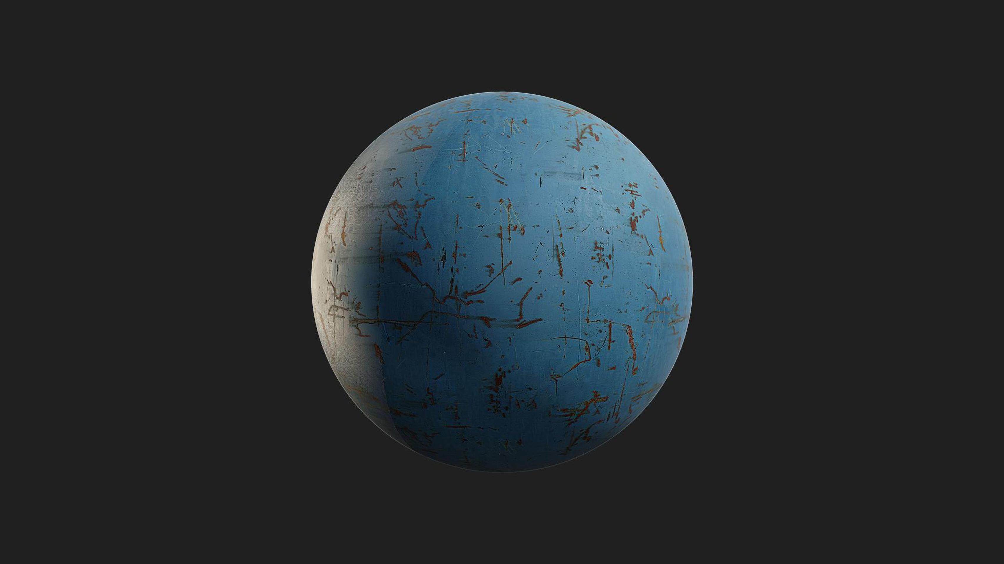 Industrial Metals Panel Metal Blue 04 | Fab