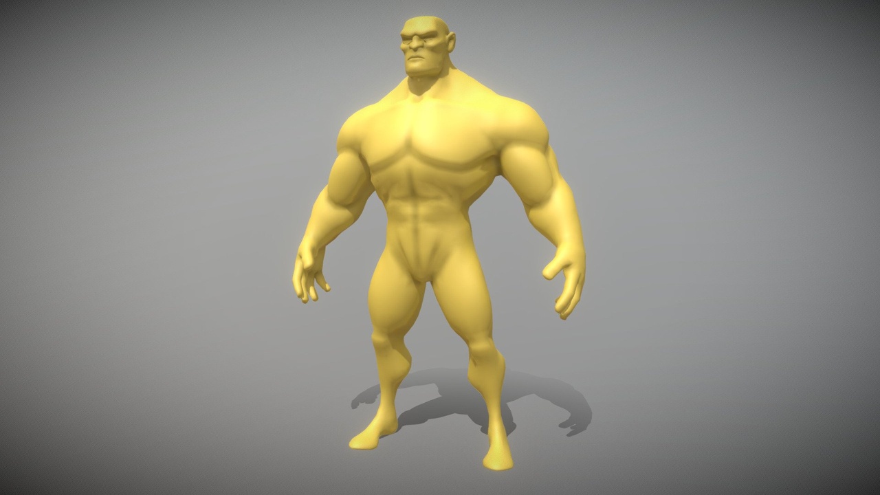 Media 1 for listing Cartoon Male Base Mesh