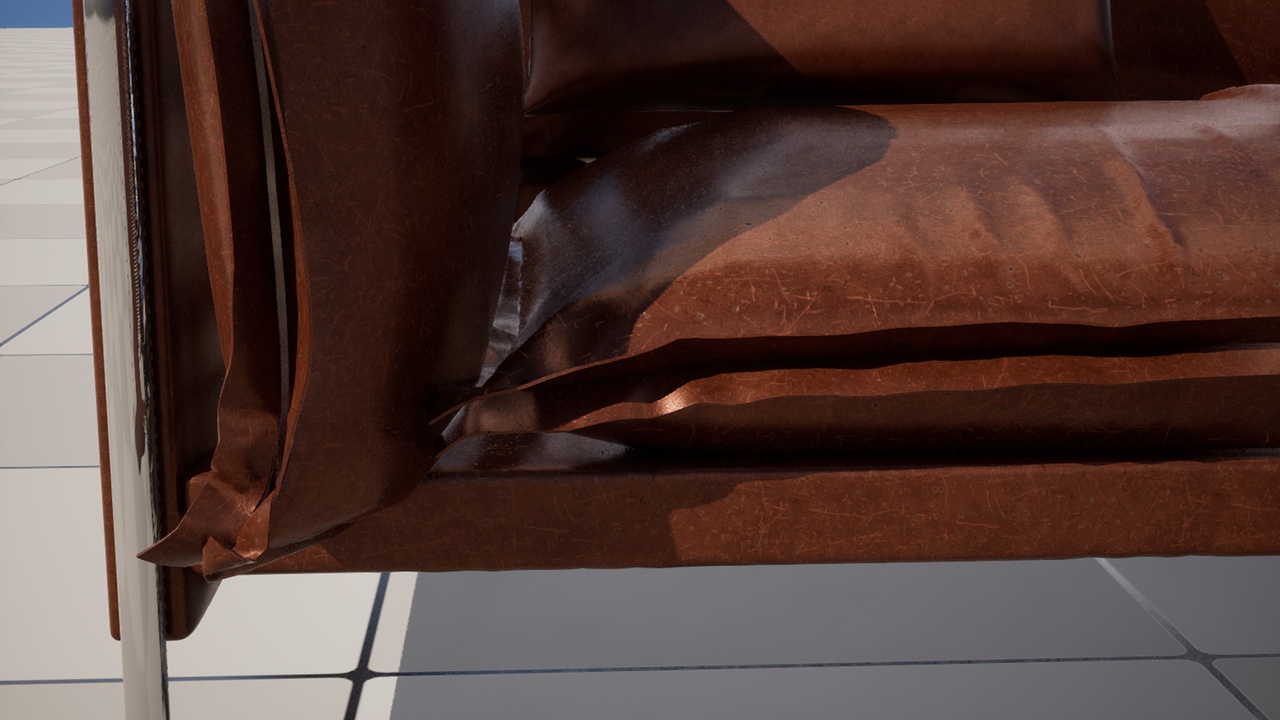 Media 1 for listing Realistic Leather Sofa 10