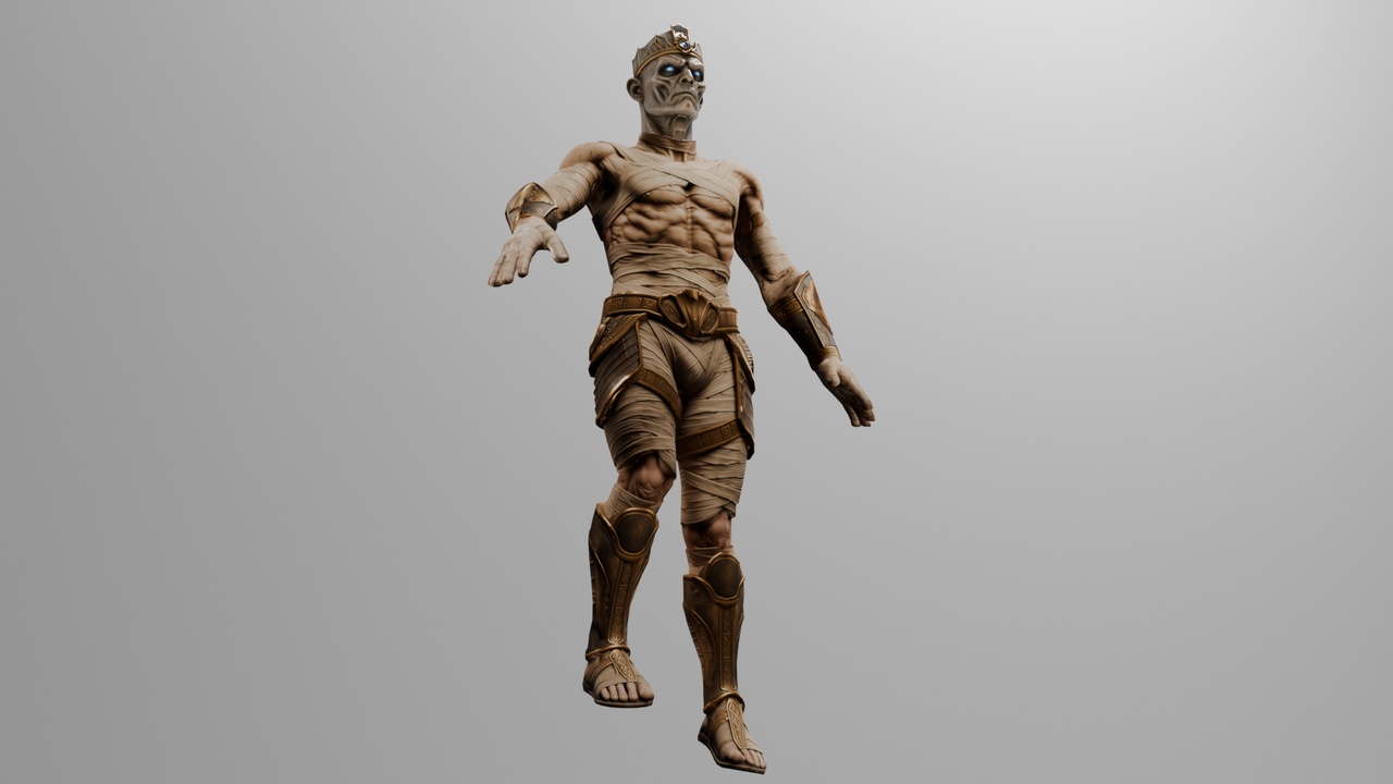 Ancient Mummy King - Rigged ilanı için 1. medya