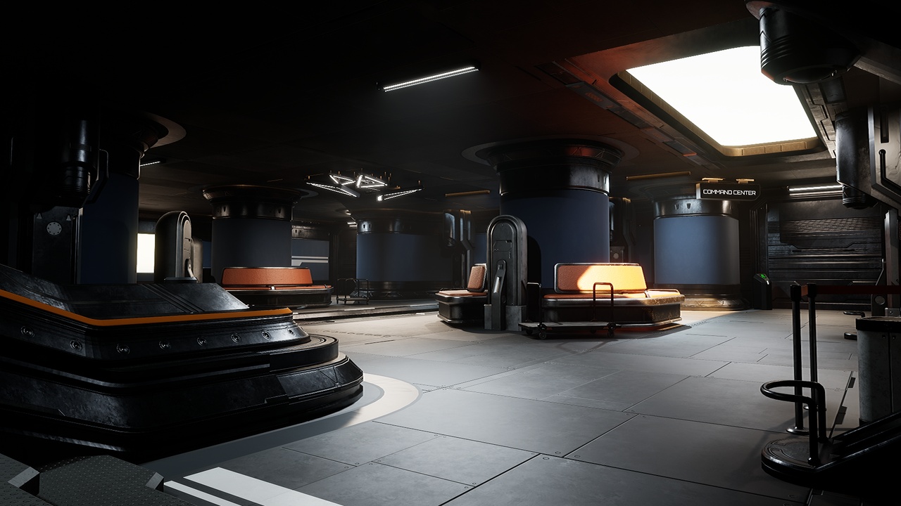 Modular Sci Fi Hall Environment | Fab