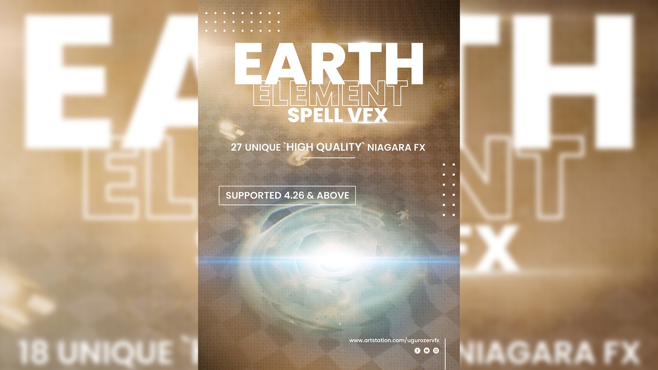 Media 1 for listing Earth Element - Spell VFX Pack