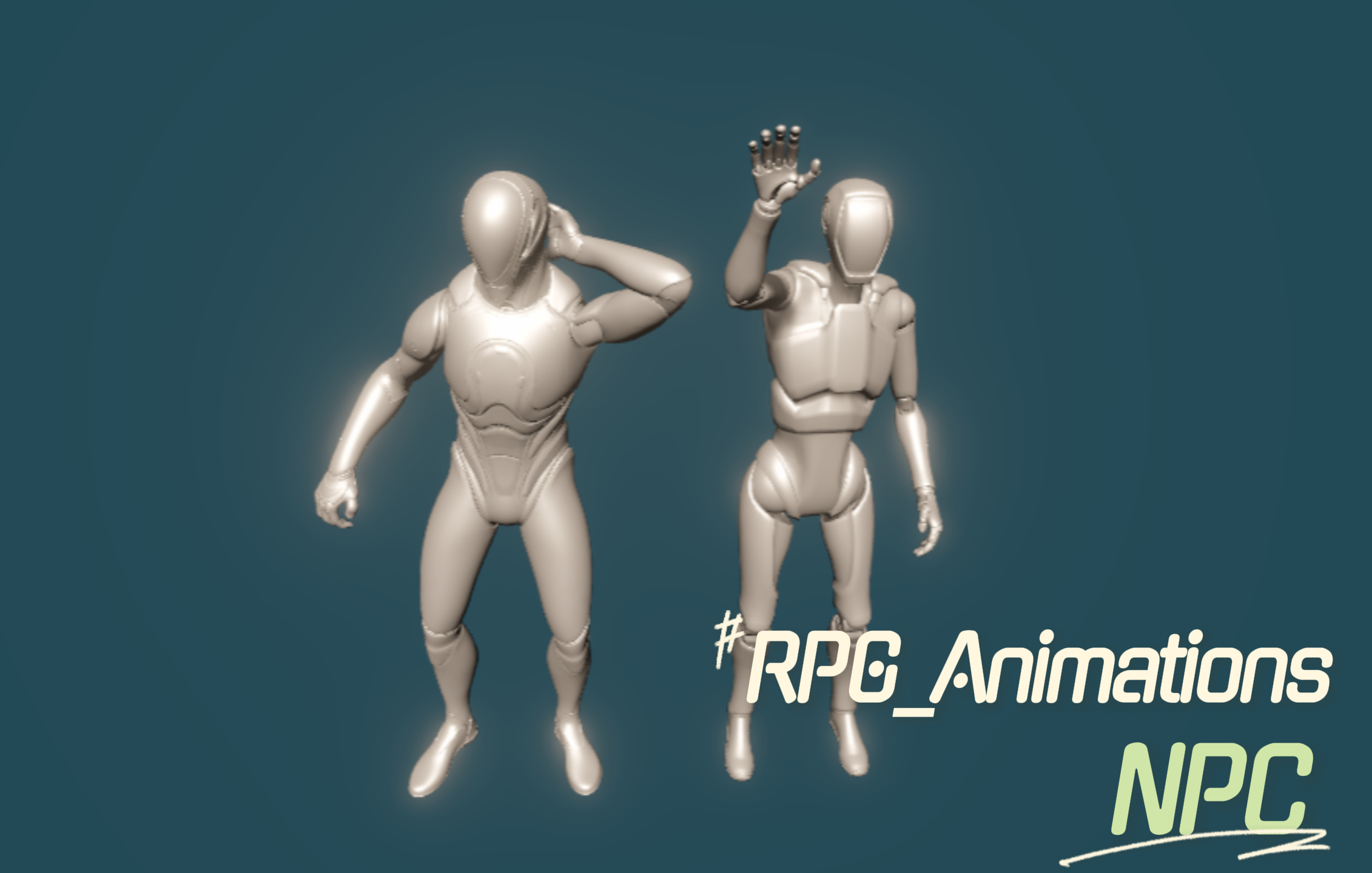 RPG Animations - NPC Actions | Fab