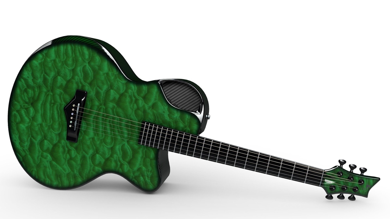 Media 1 for listing Carbon Fiber Acoustic Guitar