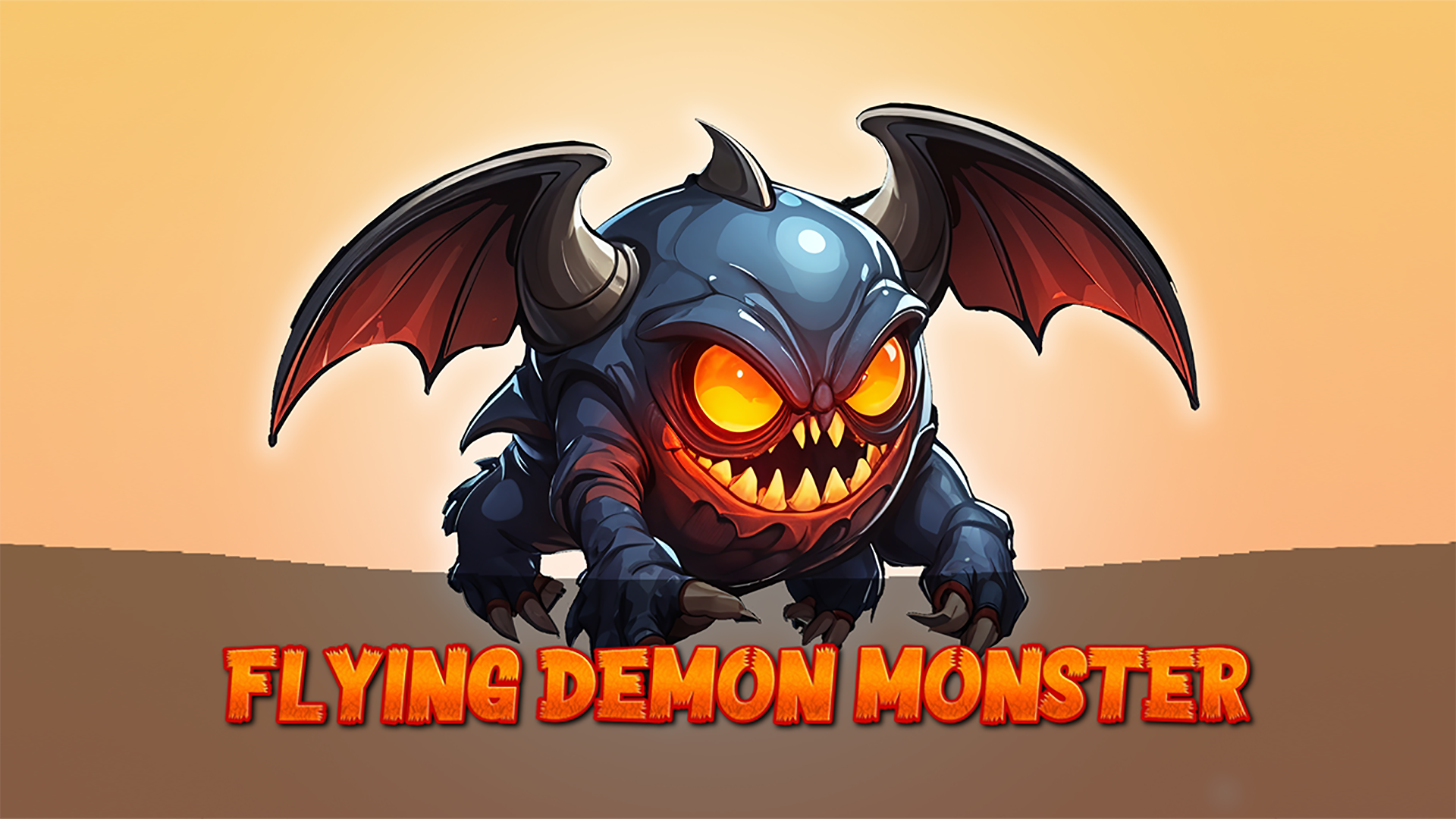 Flying Demon Monster - 2D Animated Character (Spriter) | Fab