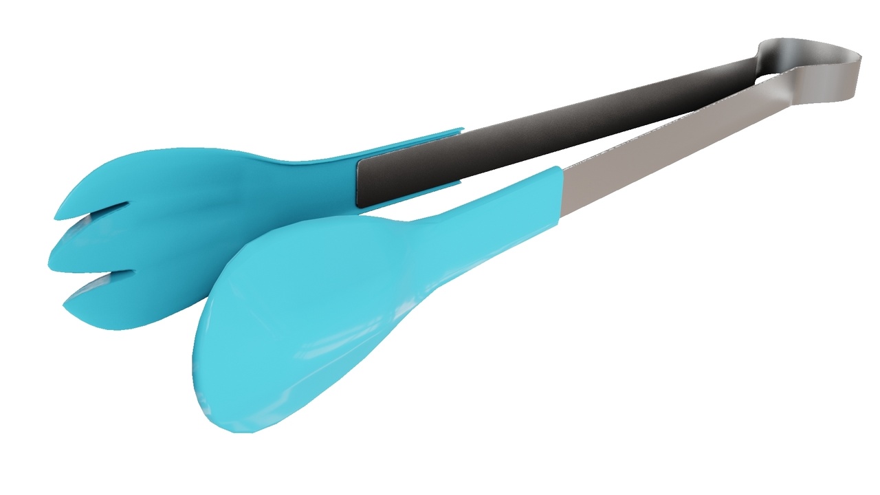 Media 1 for listing Cooking Tongs 3D Model