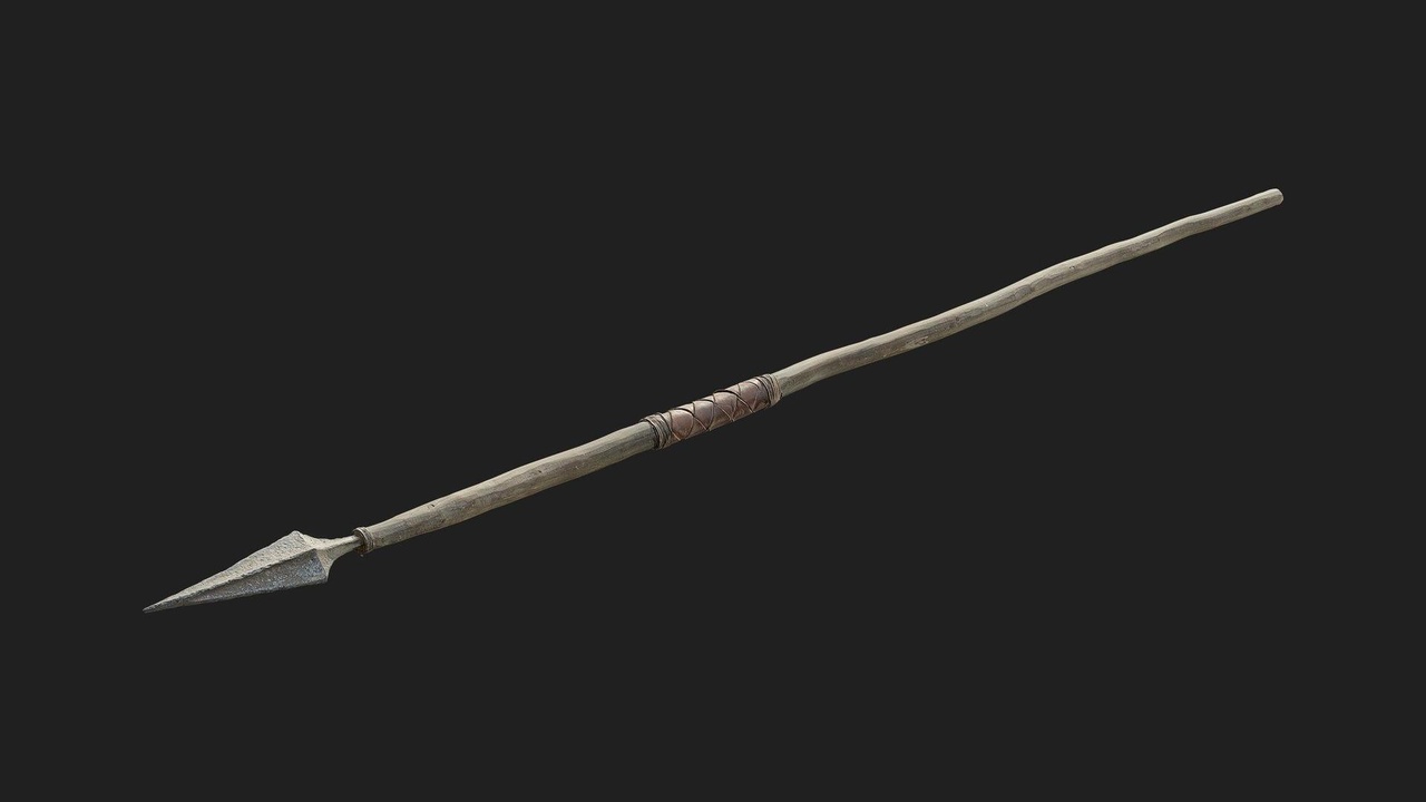 Media 1 for listing Historic Medieval Weapon Spear Wood 04