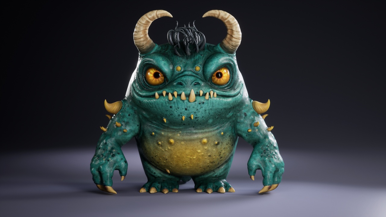 Media 1 for listing Cute Monster 1