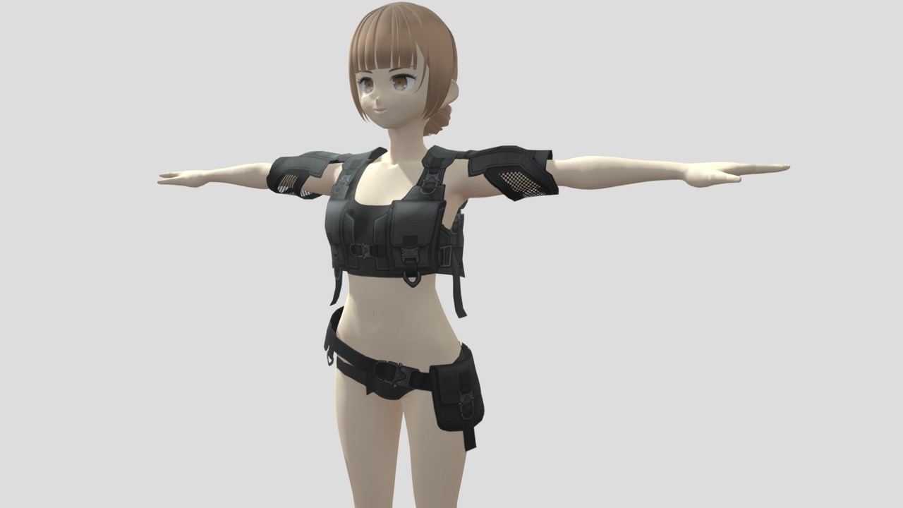 Media 1 for listing 【Anime Character】Armor Female (V2/Unity 3D)