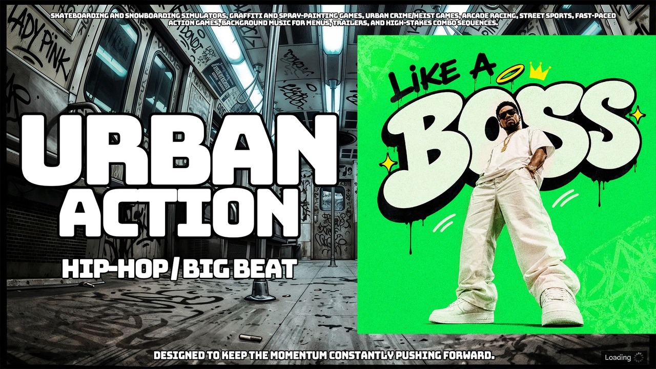 Media 1 for listing LIKE A BOSS: Urban Action Hip-Hop/Big Beat