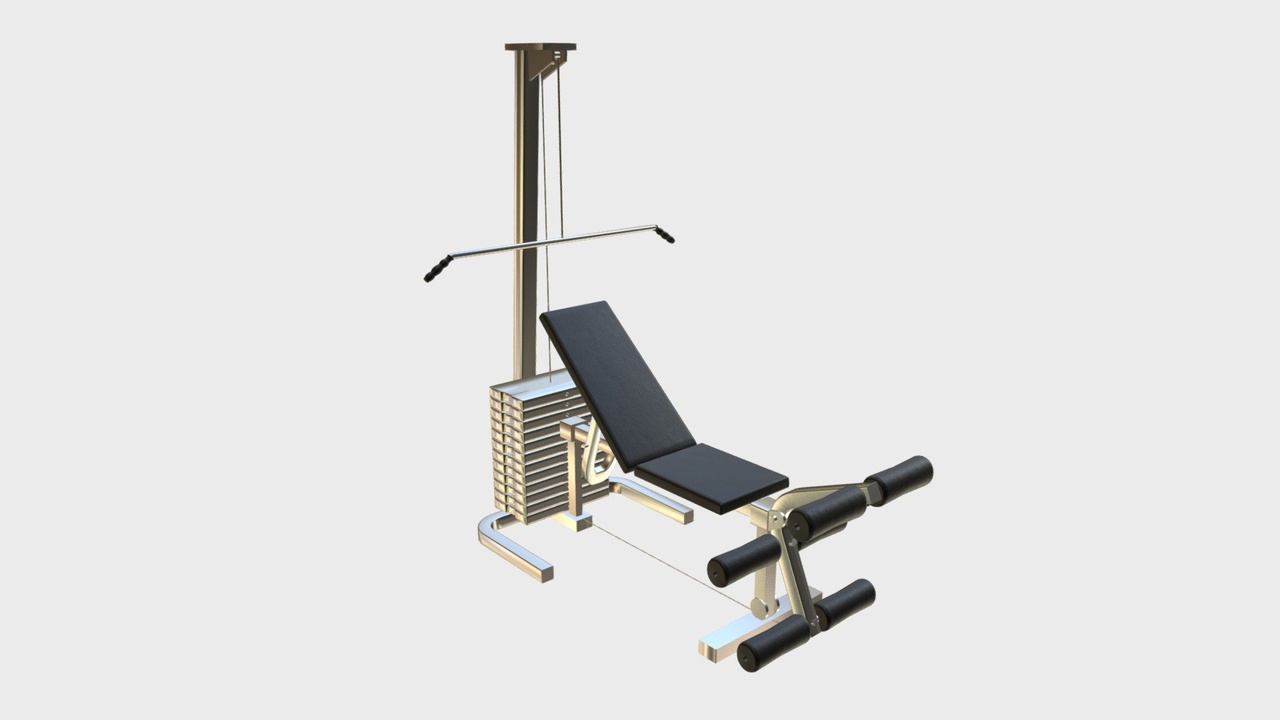 Media 1 for listing Gym equipment pectoral and leg bench