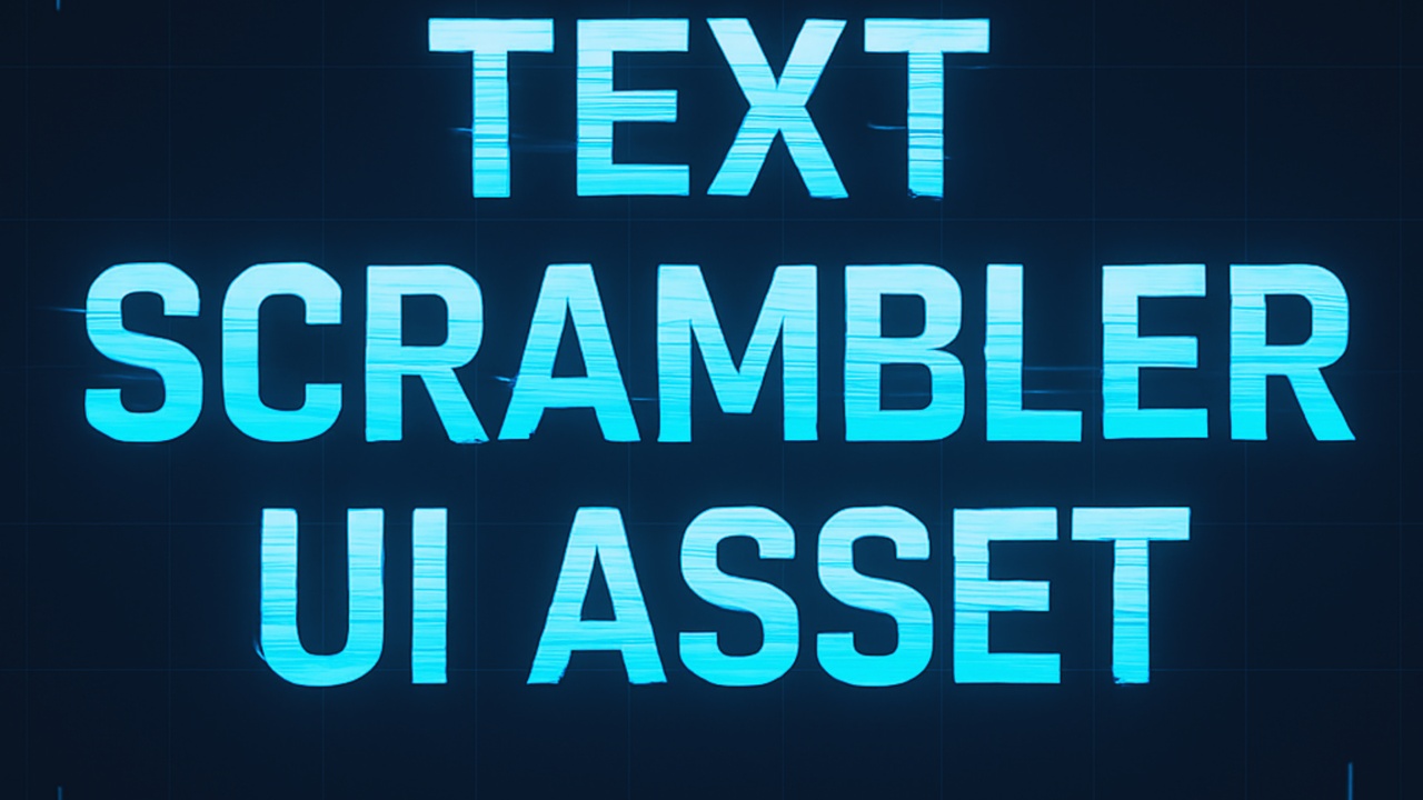 Multimedia 1 para anuncio Text Scrambler UI (UMG) - Precision Timing & Sequential Reveal