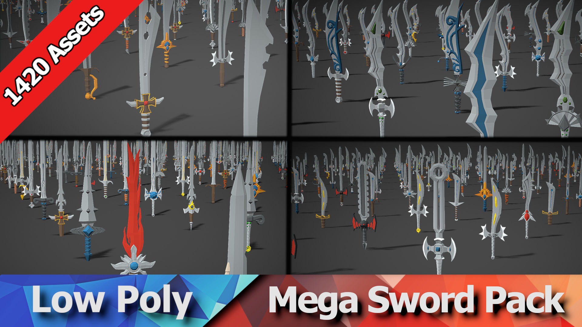 Media 1 for listing Modular Swords Mega Pack - Swords & Components