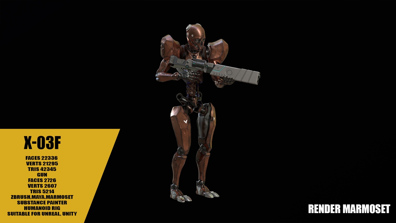 Media 1 for listing Cyber Robot X-03F