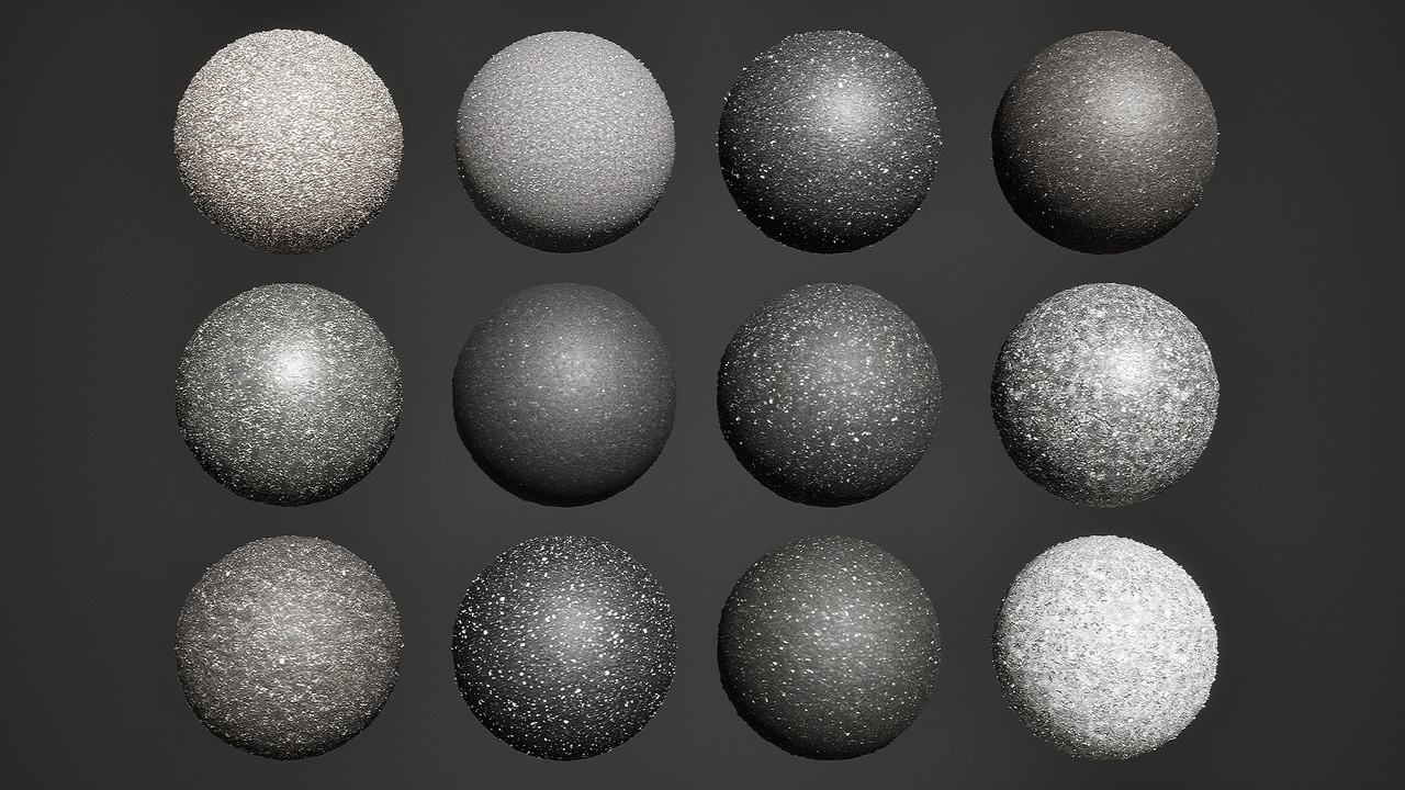 Medium 1 für Eintrag Stylized Materials - Asphalt 1