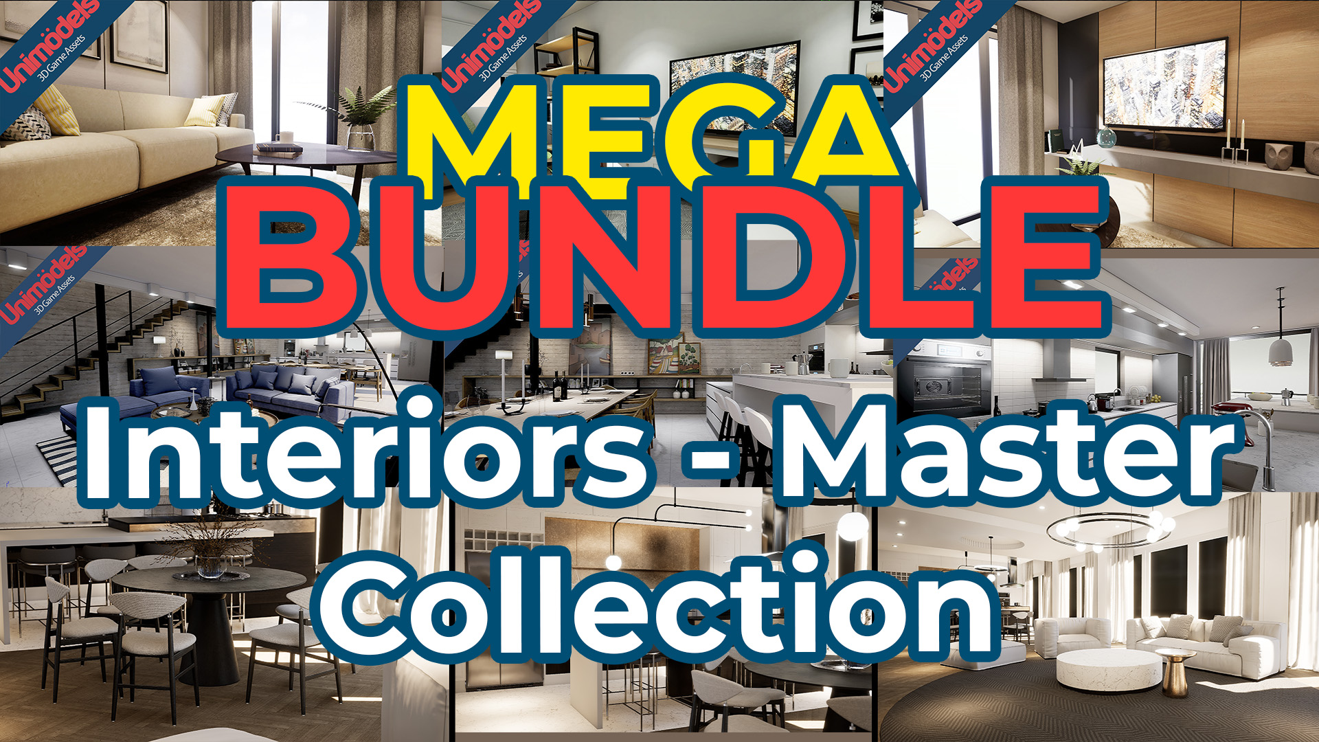 Bundle ArchViz Interior Master Collection - 5 Realistic Environments ...