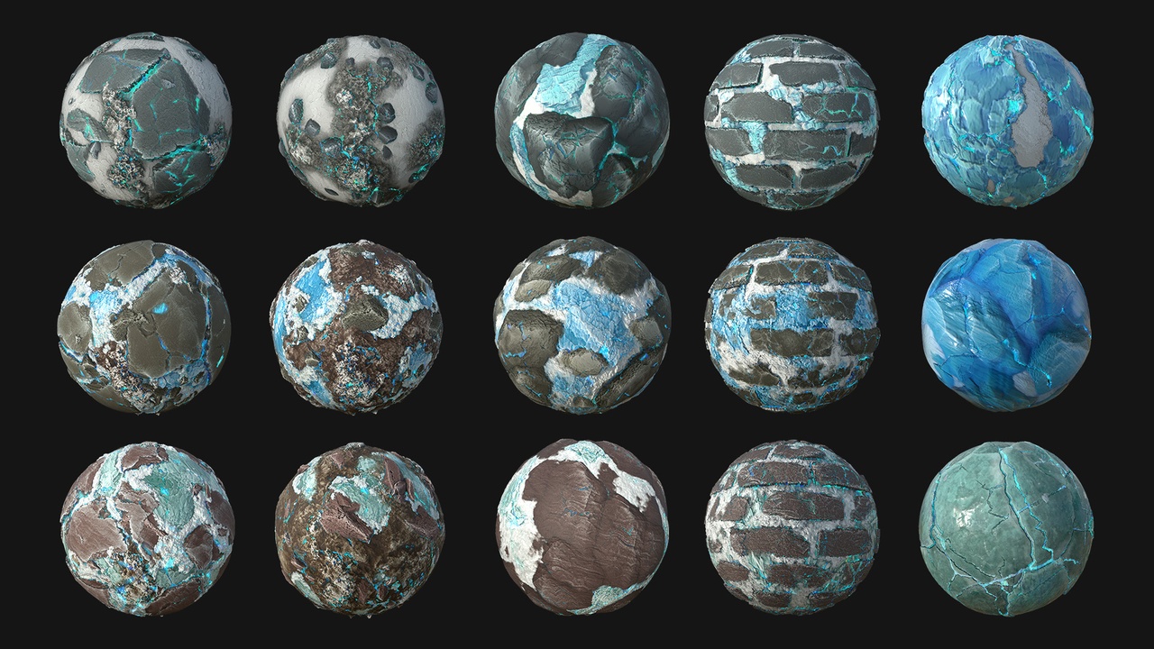 Media 1 for listing Pack Frozen Texture