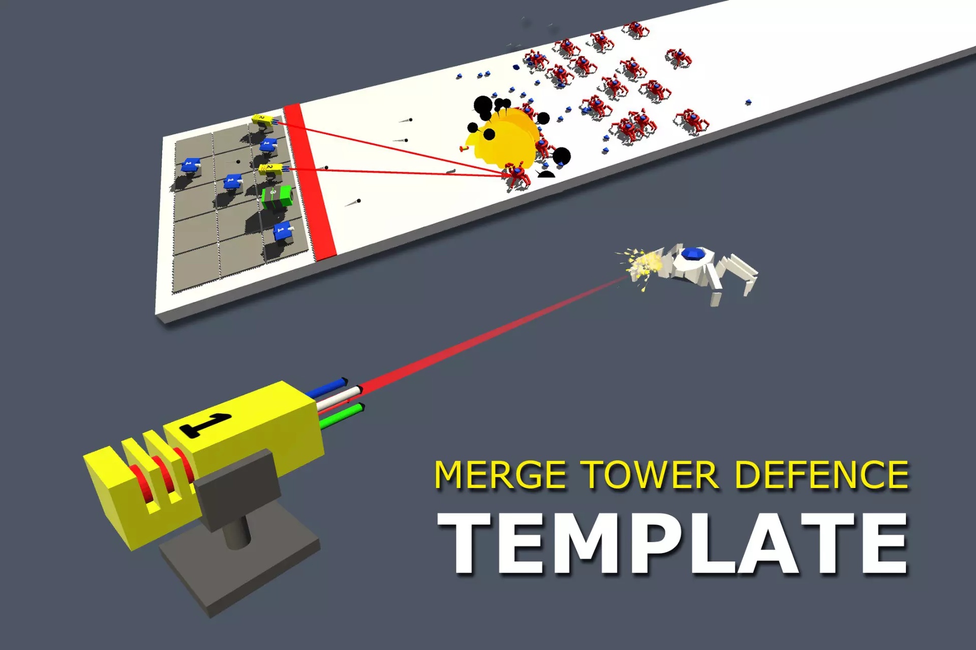 Media 1 for listing Merge Tower Defense | Hypercasual Template