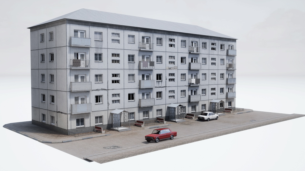 Media 1 for listing Soviet Apartment Megapack - Modular Interior Exterior