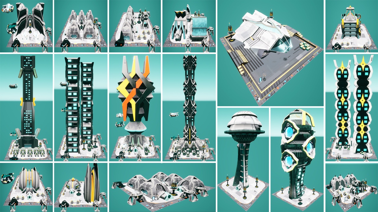 Media 1 for listing Alien Modular City (With Level Streaming)