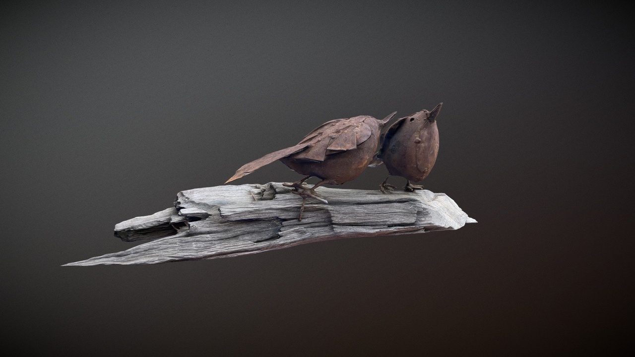 Media 1 for listing Metal Birds Sculpture