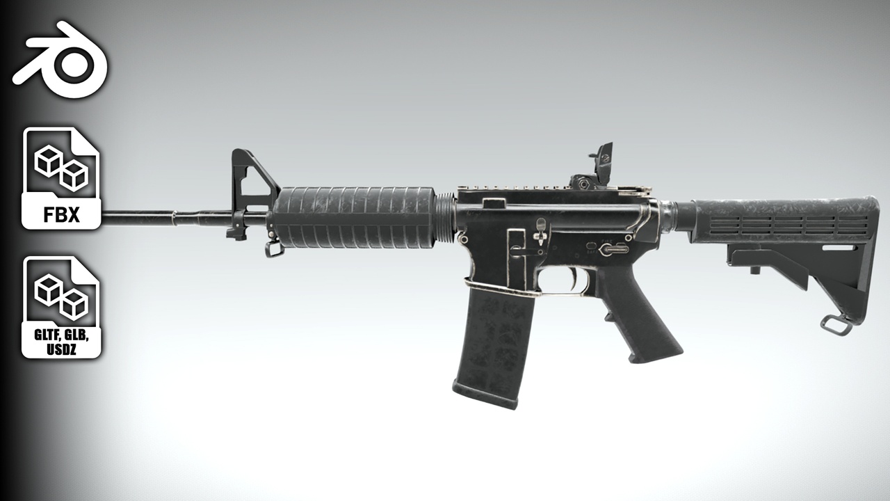 Media 1 for listing M4 Carbine | Worn effect