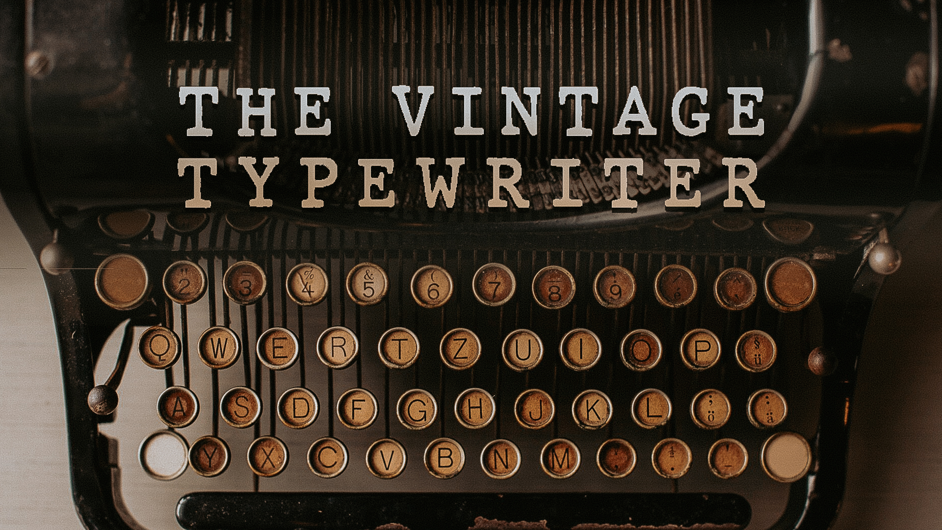 Vintage Typewriter SFX | Fab