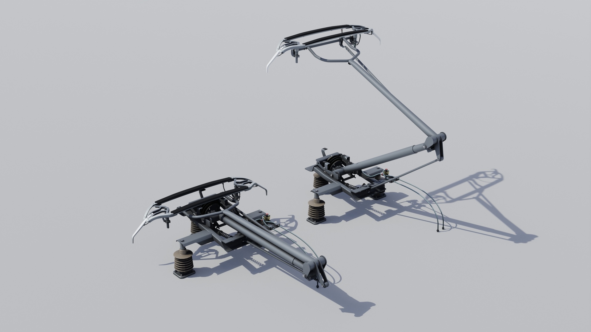 Media 1 for listing High Speed Pantograph (Double Strip Slide Plate Version)