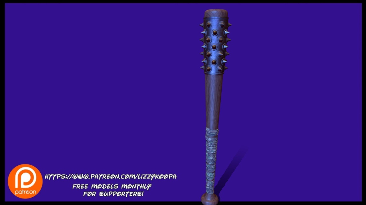 Media 1 for listing Spiked bat