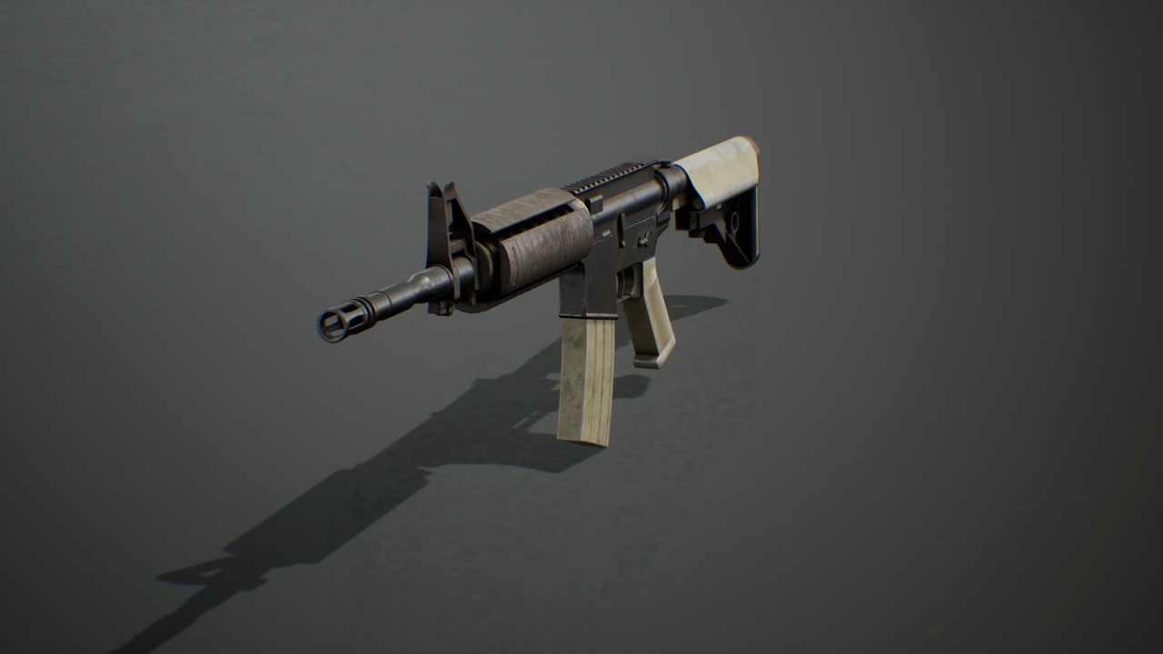 出品M4A1 rifle with character animationsのメディア1